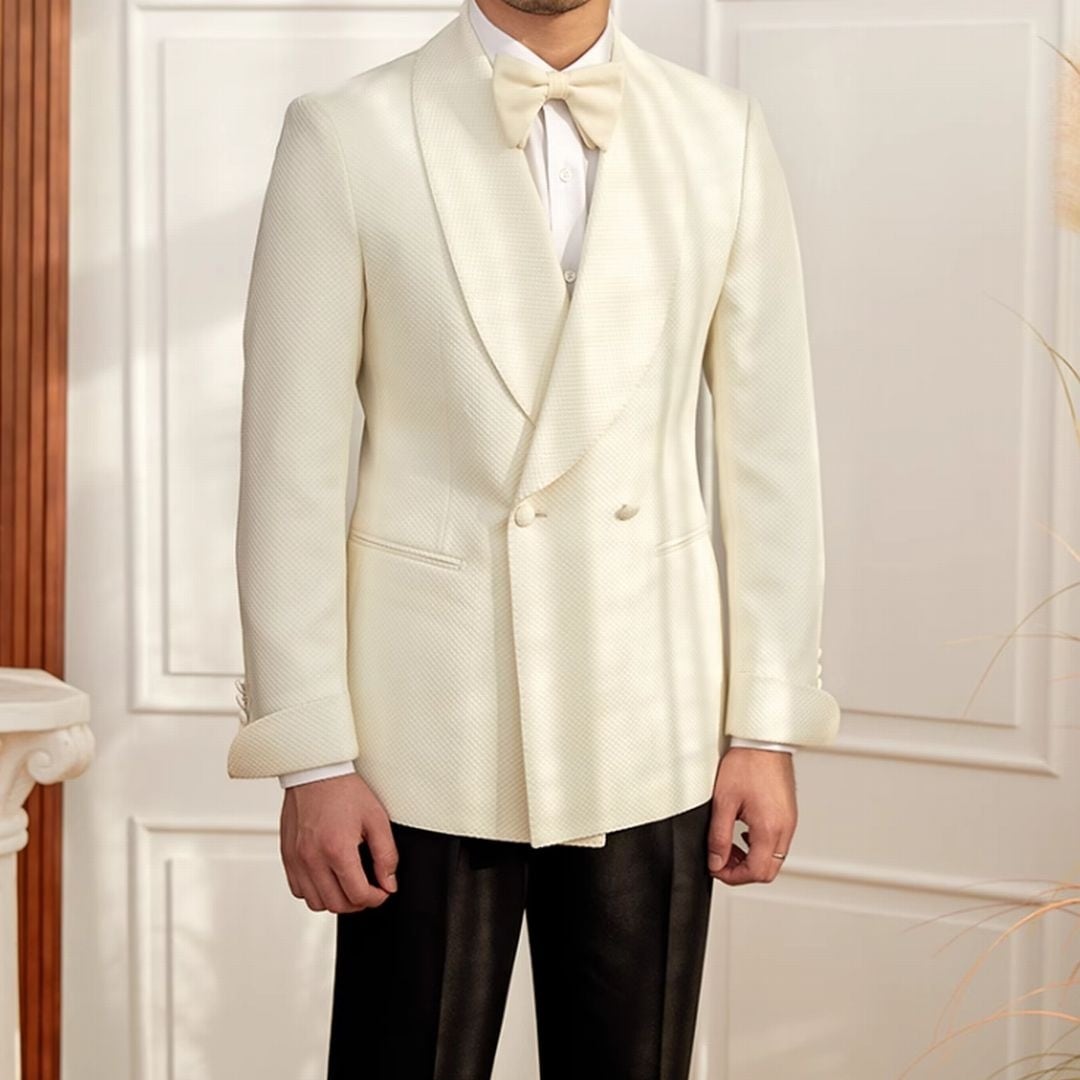 Blazer Transpassado Lapela Xale Perúgia
