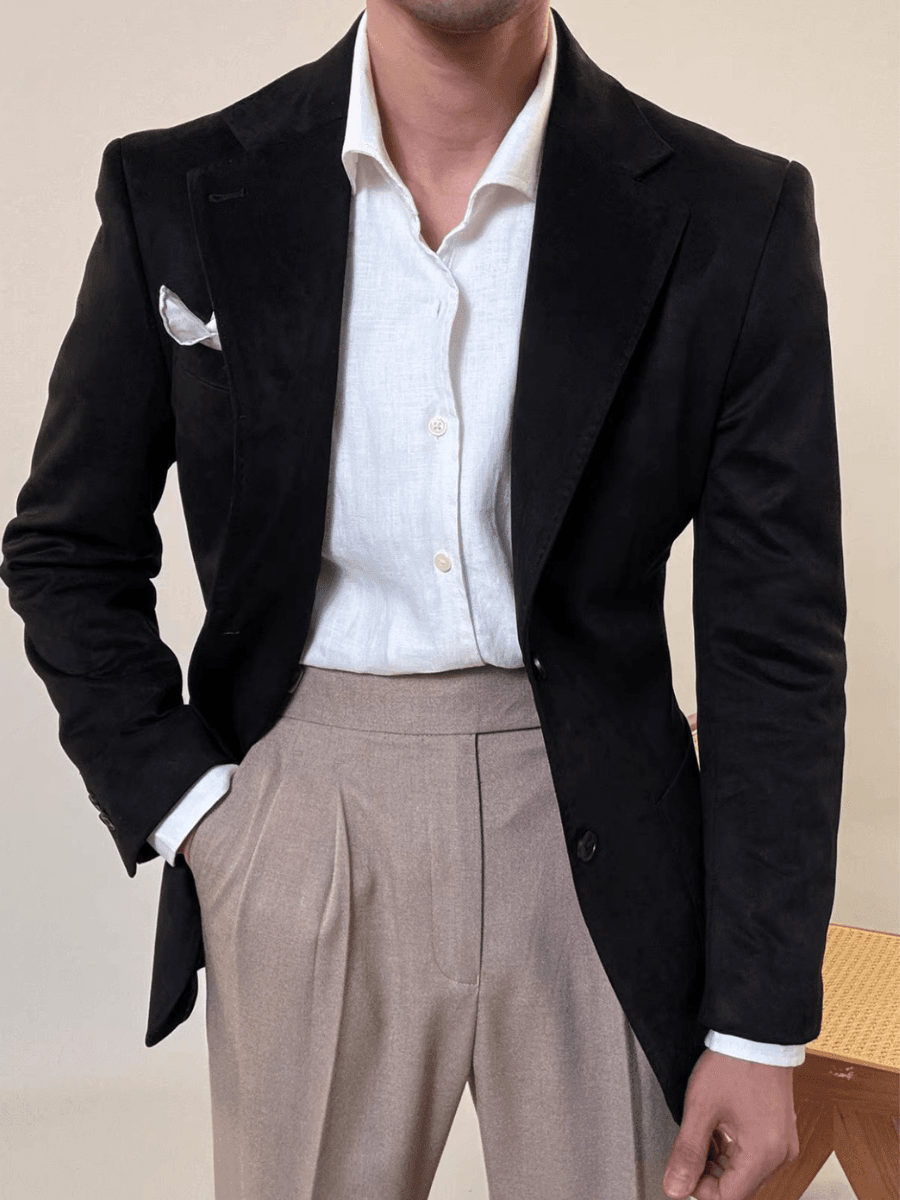 Blazer dois botões Ancona