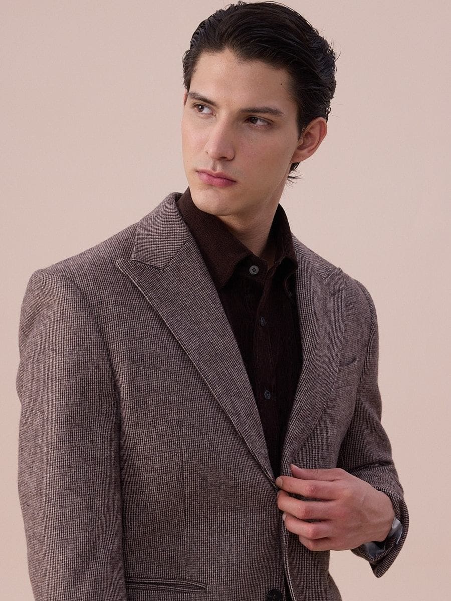 Piemonte Single-Breasted Wool Suit