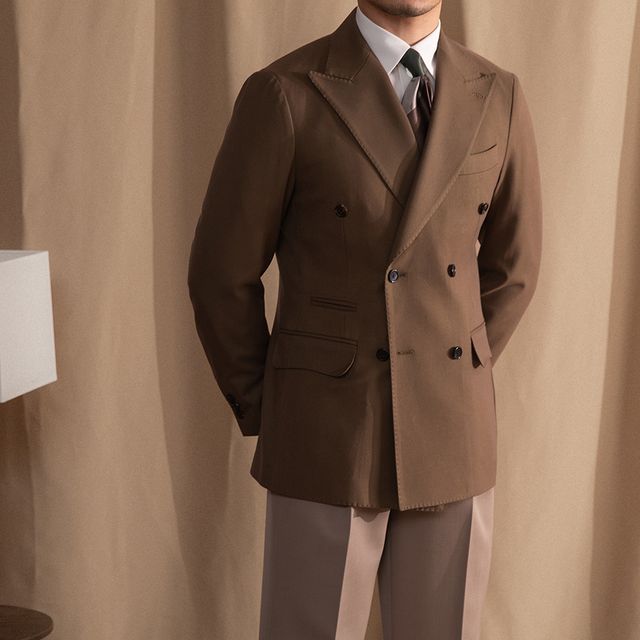 Blazer Transpassado Cagliari Marrom