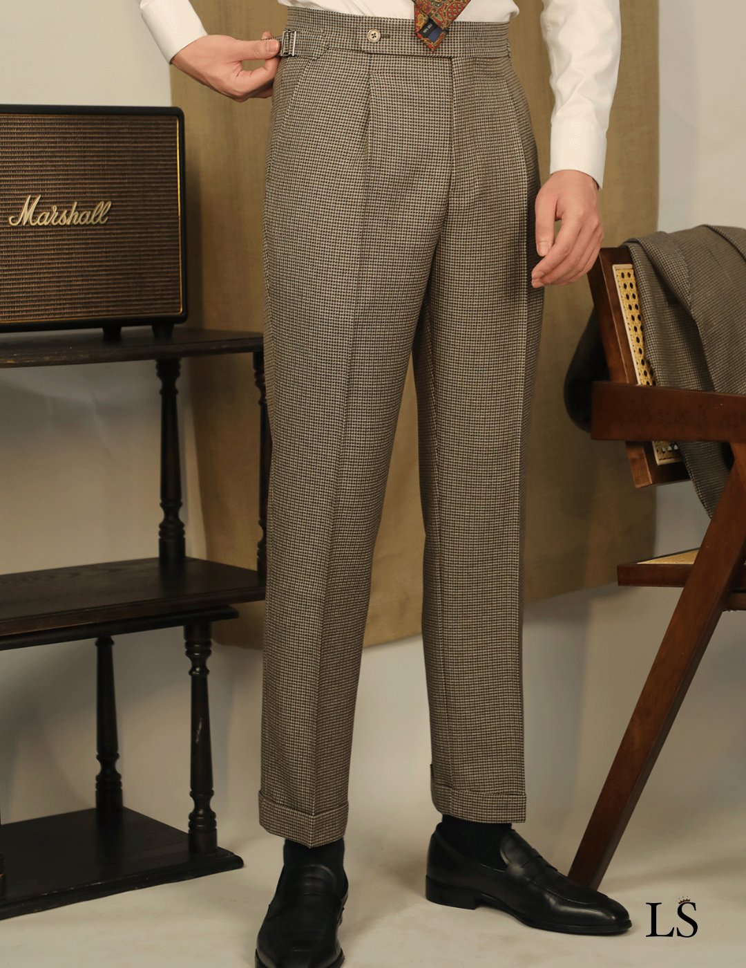 Terno Três Peças Pied-de-Poule