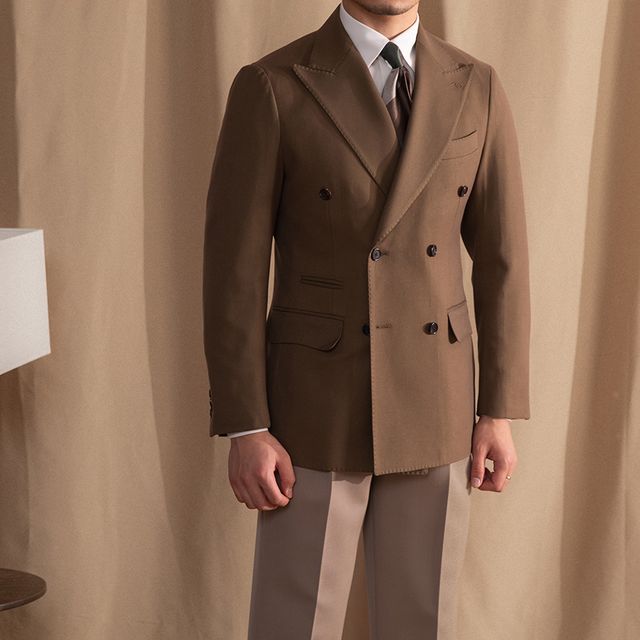 Blazer Transpassado Cagliari Marrom