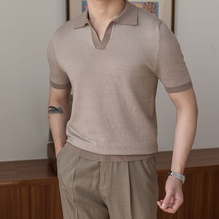 Polo de Tencel Marsala