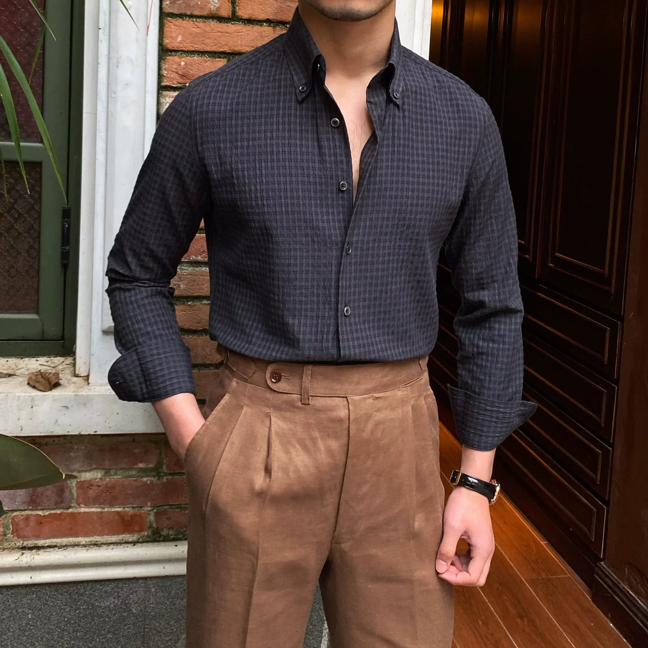 Camisa masculina Looped LS038