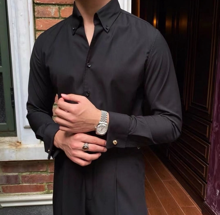 Camisa Britânica com Abotoaduras