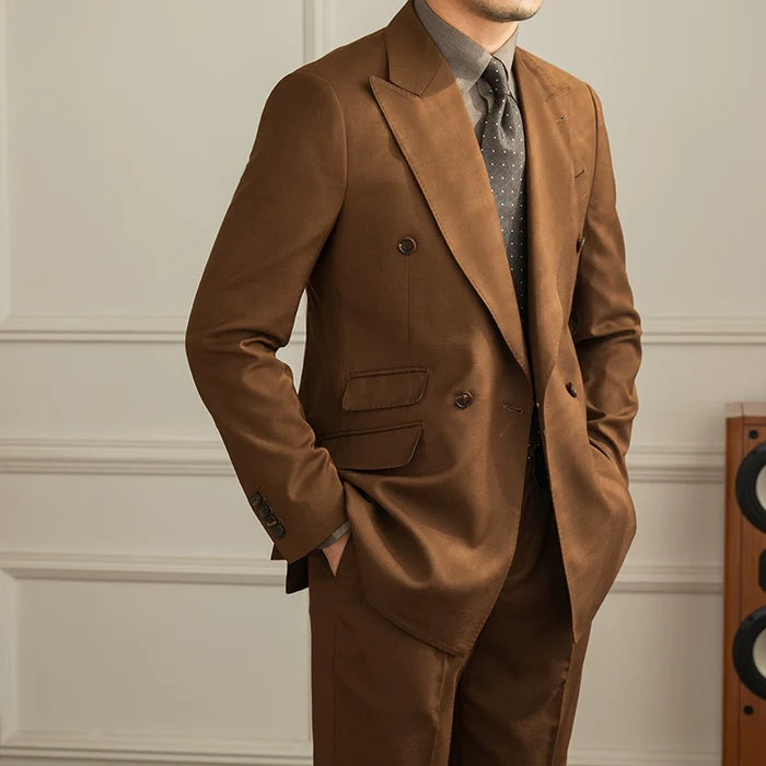 Blazer Transpassado Bologna Marrom