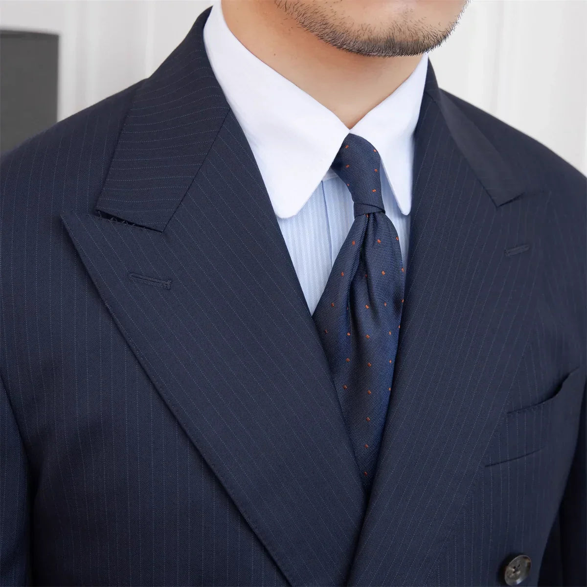Camisa com punho francês