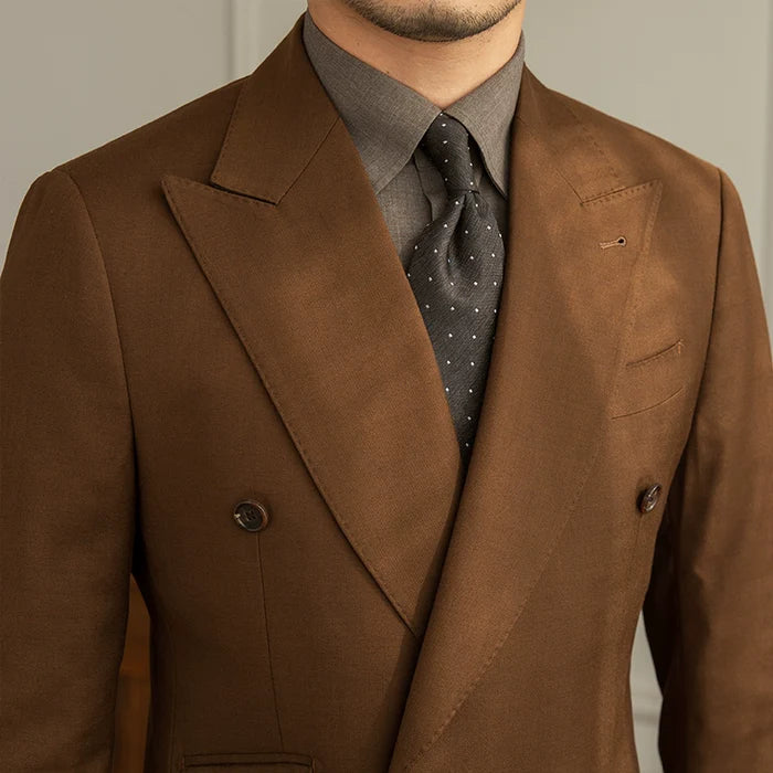 Blazer Transpassado Bologna Marrom