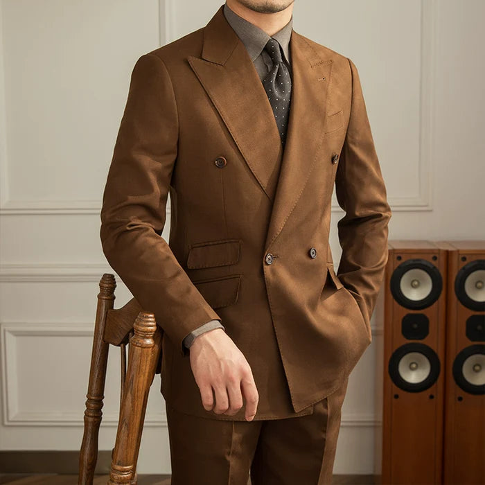 Blazer Transpassado Bologna Marrom