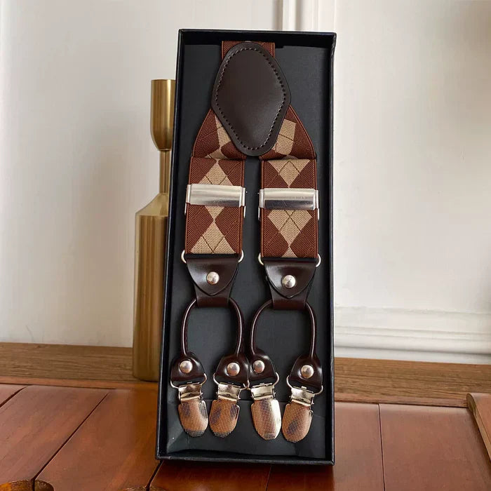 Men's suspenders of six Clips