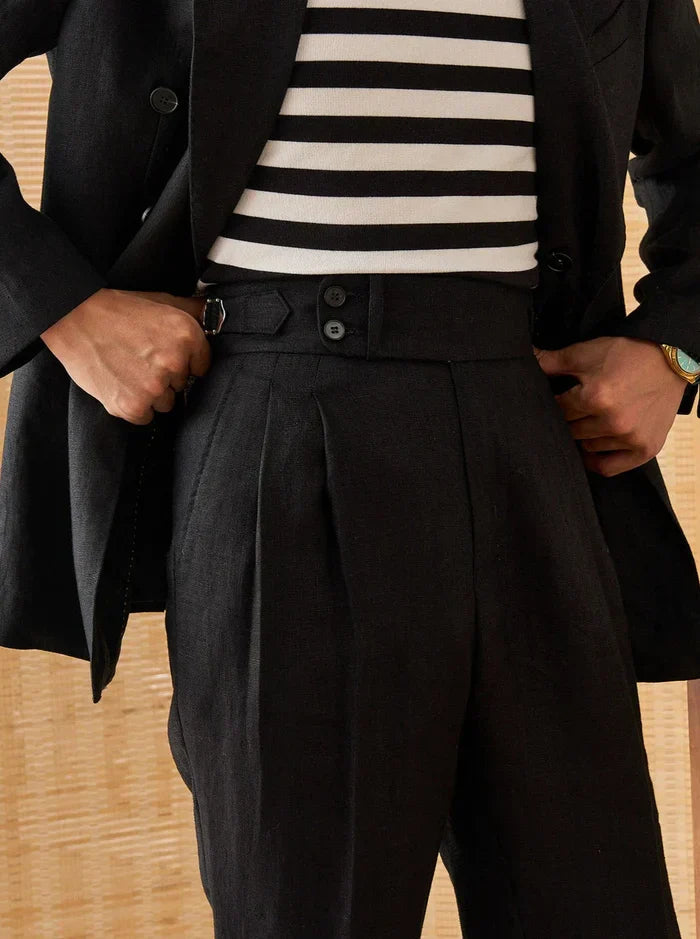 Linen Pants Looped LS035