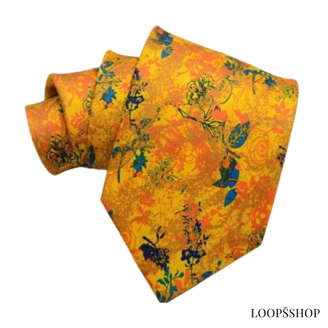 Gravata com estampa paisley