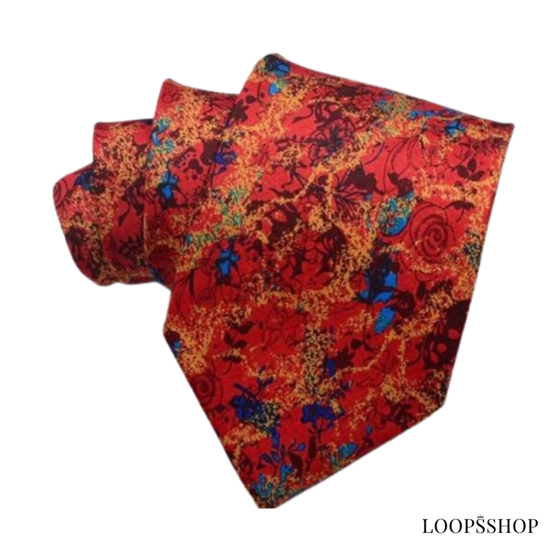 Gravata com estampa paisley