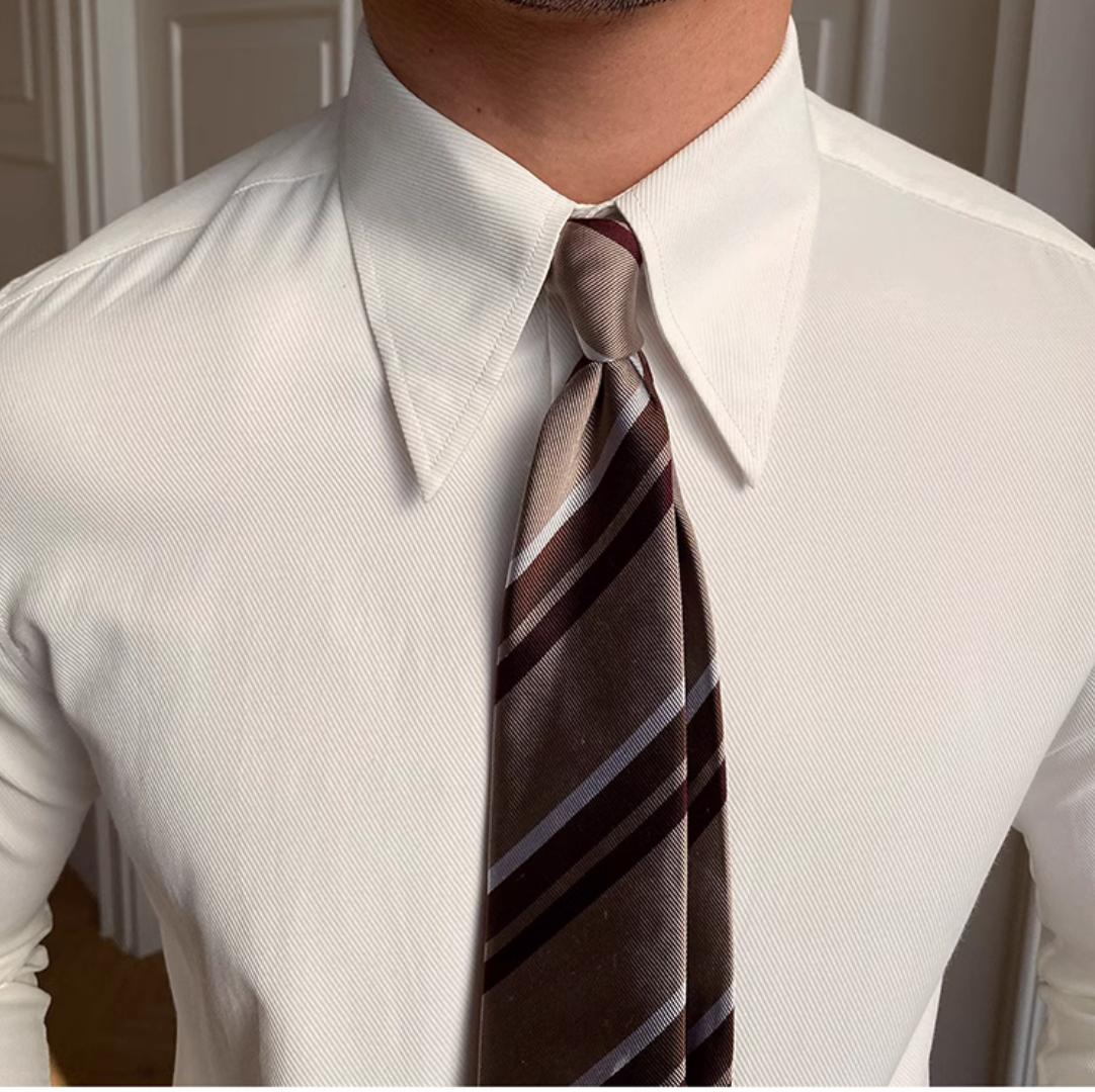 Camisa social masculina com laço LS020