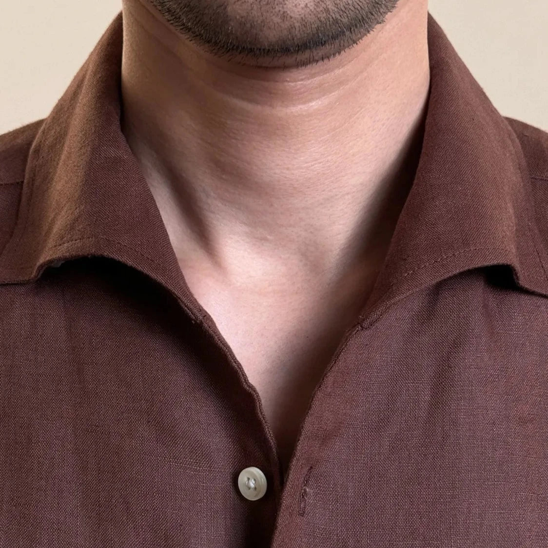 Camisa Social de Linho Masculina Looped LS031