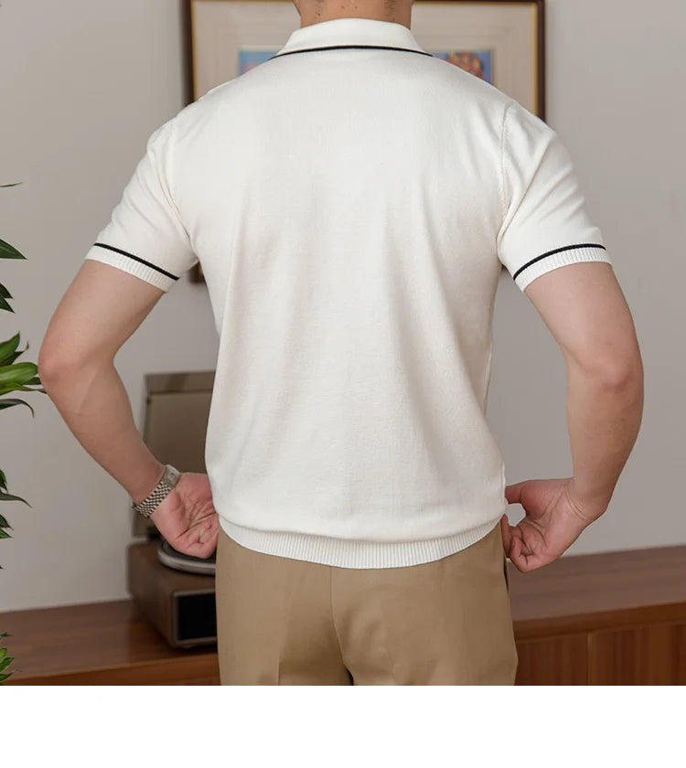 Camisa Polo Masculina Tricot Looped LS046