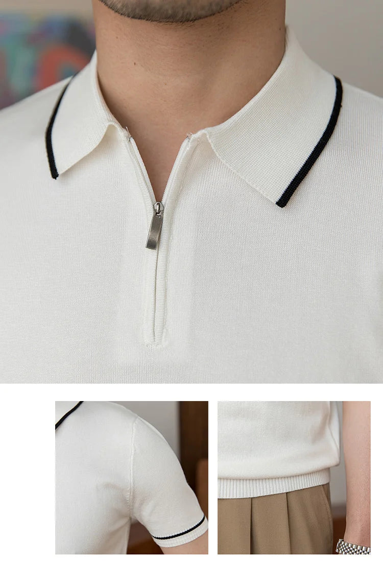 Camisa Polo Masculina Tricot Looped LS046