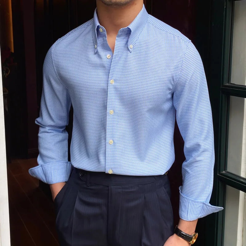 Men's Dress Shirt Looped LS015