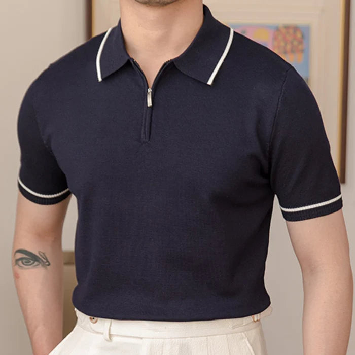 Camisa Polo Masculina Tricot Looped LS046