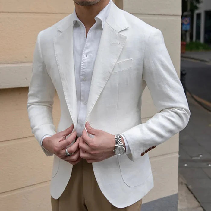 Blazer de Linho Florence Branco