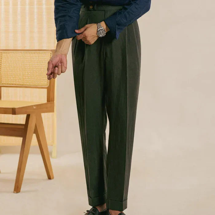 Linen Pants Looped LS035