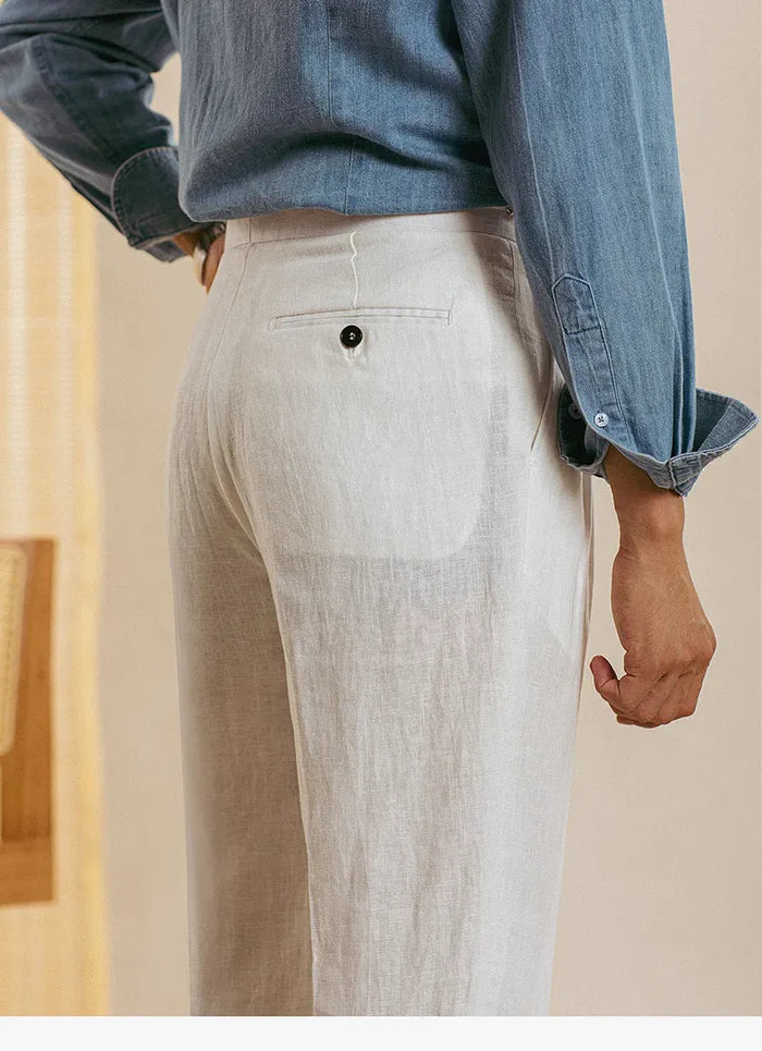 Linen Looped Trousers LS035