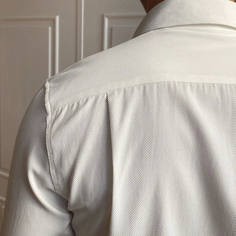 Camisa social masculina com laço LS020