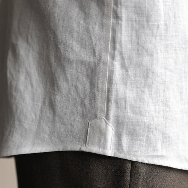 Men's Linen Dress Shirt Looped LS033