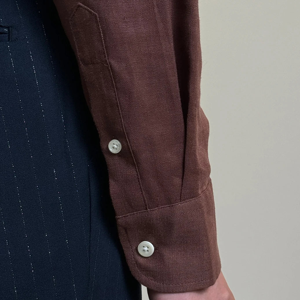 Camisa Social de Linho Masculina Looped LS031