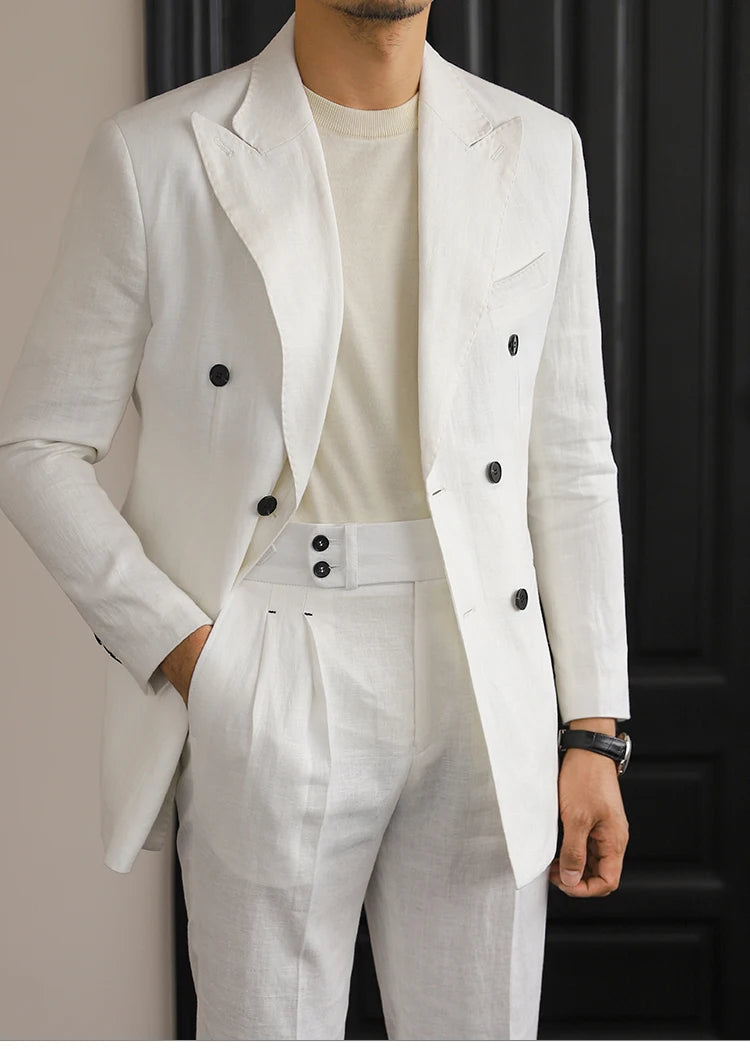 Costume de Linho Transpassado Looped LS035