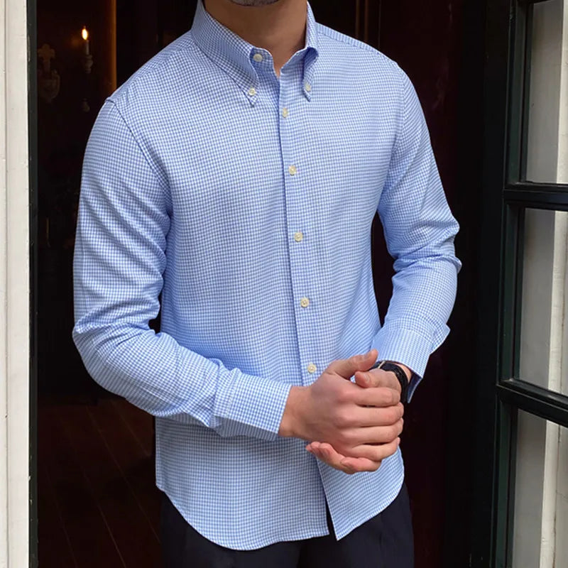 Men's Dress Shirt Looped LS015