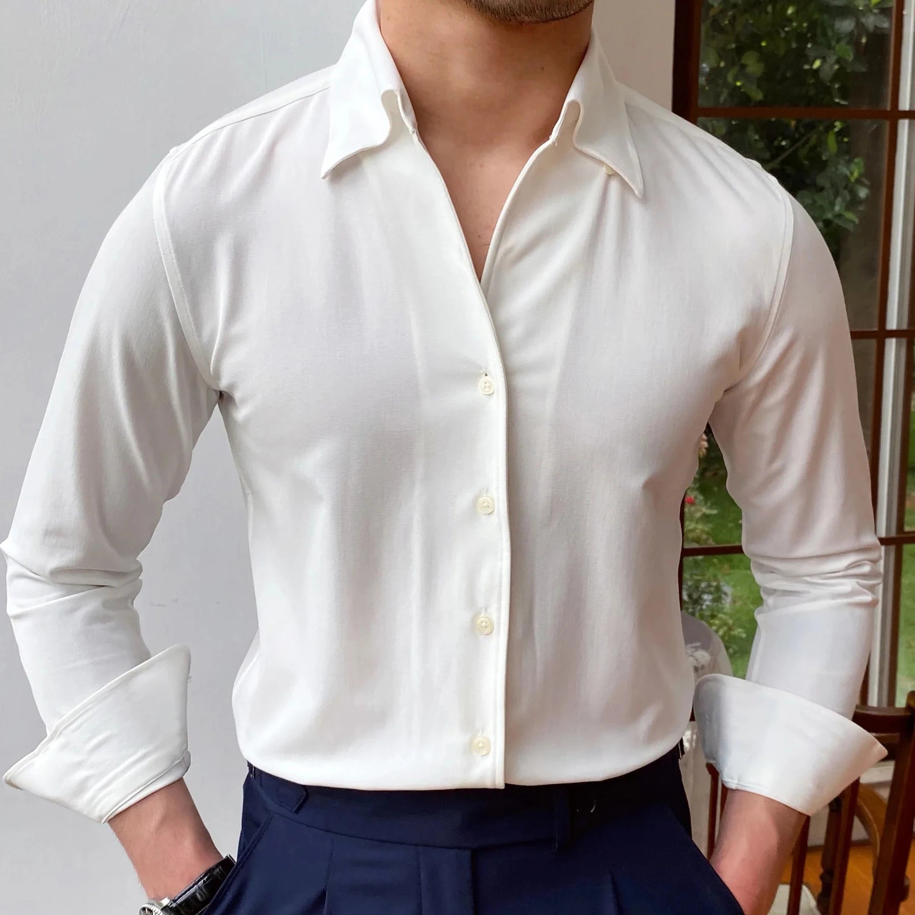 Camisa Social Masculina Looped LS033