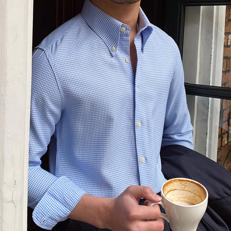 Men's Dress Shirt Looped LS015