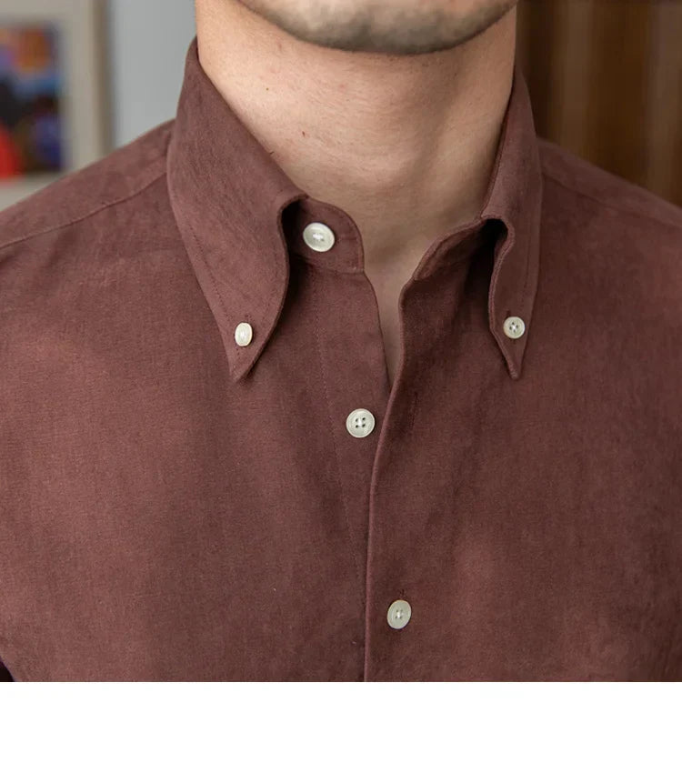 Men's Dress Shirt Looped LS023