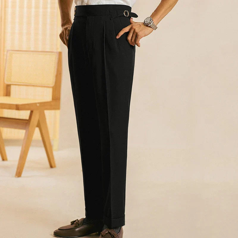 Calças Gurkha Masculinas com Pregas LS044