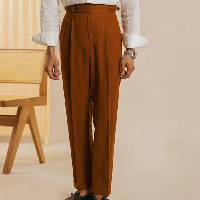 Linen Looped Trousers LS035