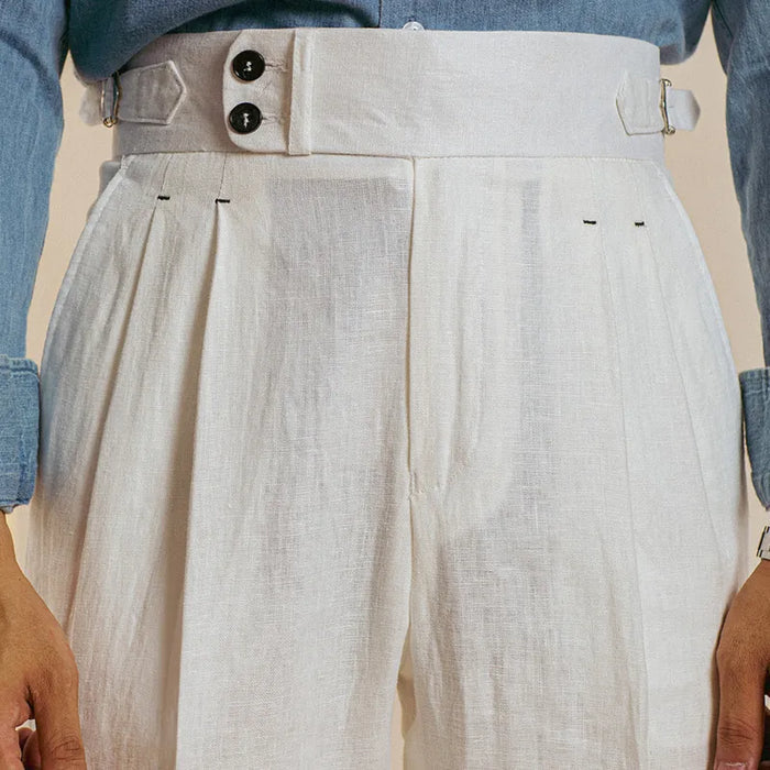 Linen Pants Looped LS035