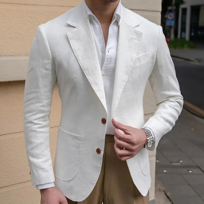 Blazer de Linho Florence Branco