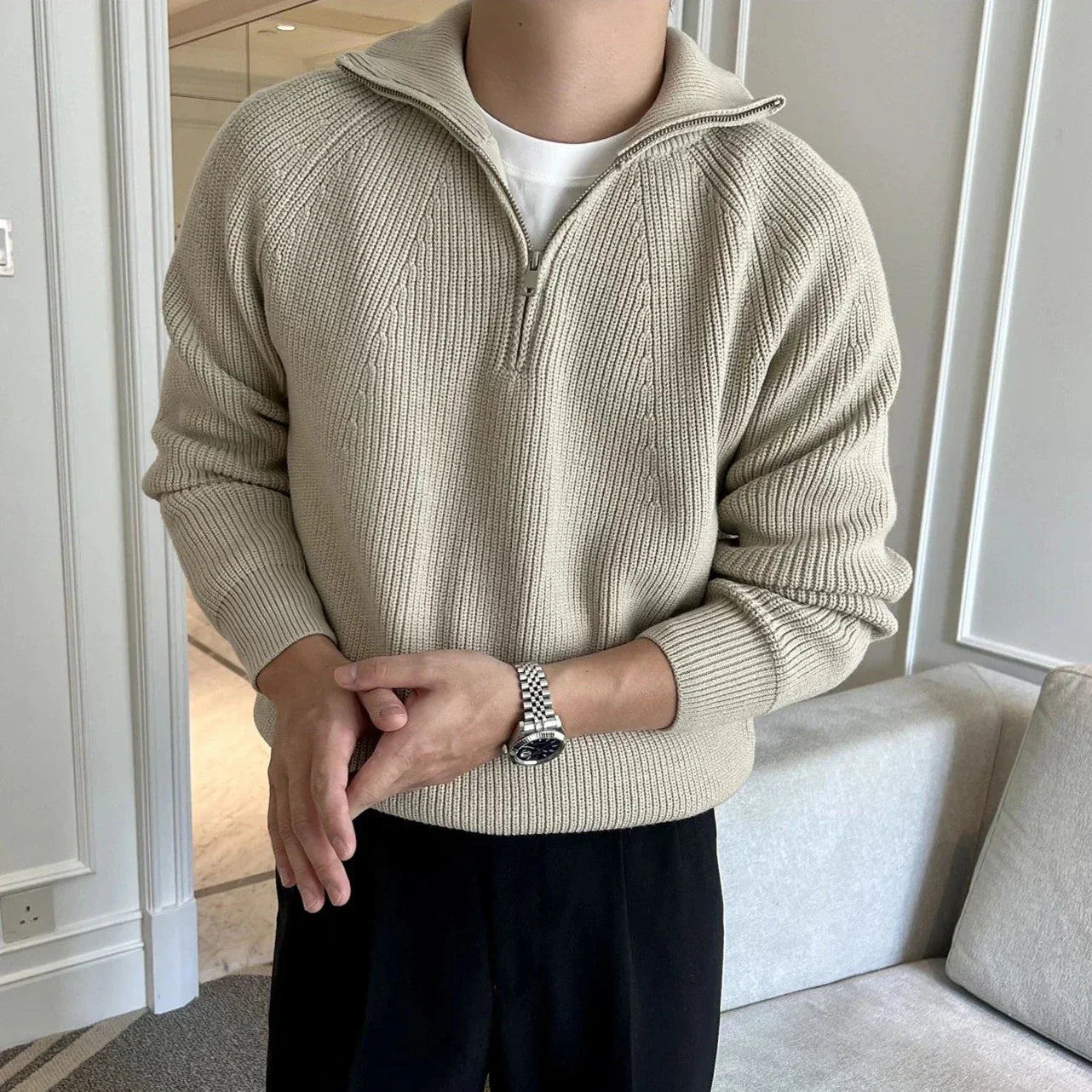 Suéter masculino British LS003