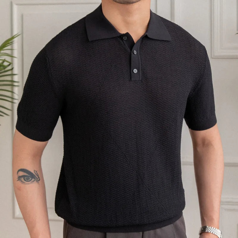 Camisa social masculina com laço LS059