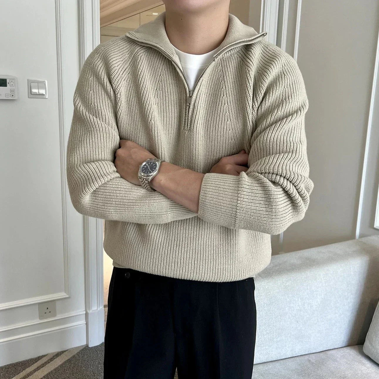 Suéter masculino British LS003