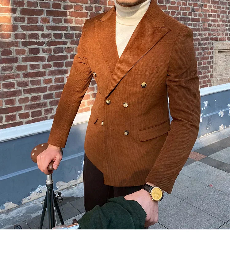 Blazer envelope de veludo com laço LS019