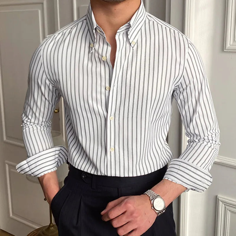 Camisa Social Masculina Looped LS016
