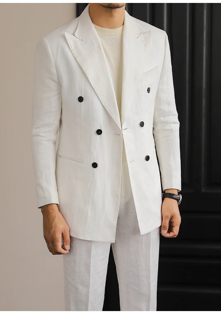 Costume de Linho Transpassado Looped LS035