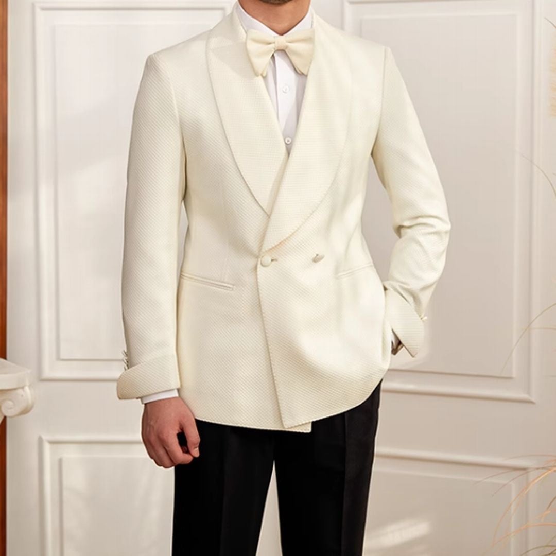 Blazer Transpassado Lapela Xale Perúgia