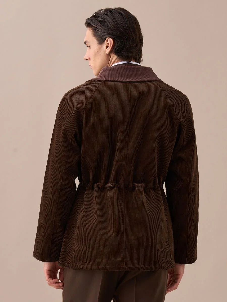 Retro British Corduroy Collar Jacket 100% cotton