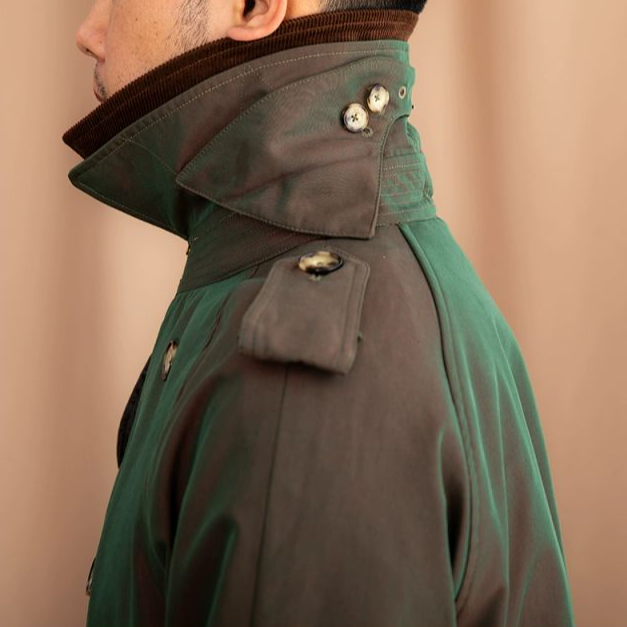 Double Breasted Bari Overcoat