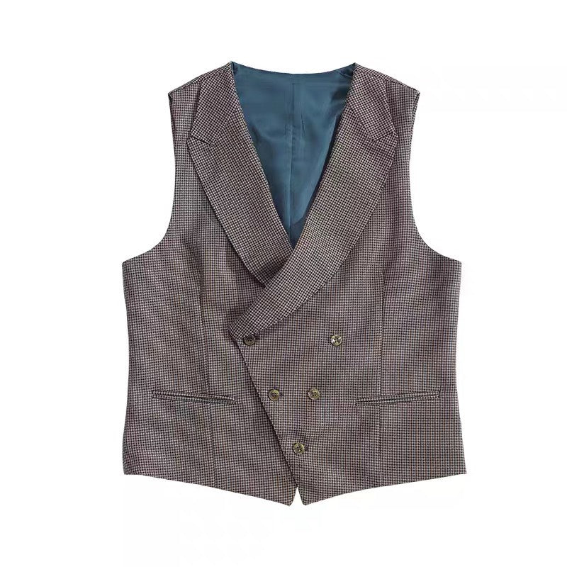 Houndstooth Vest