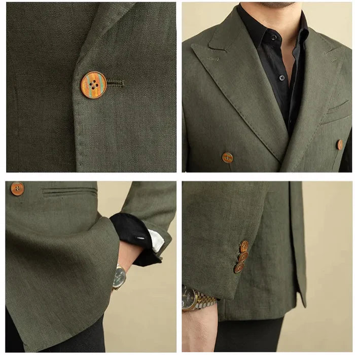 Costume de Linho Transpassado Looped LS035