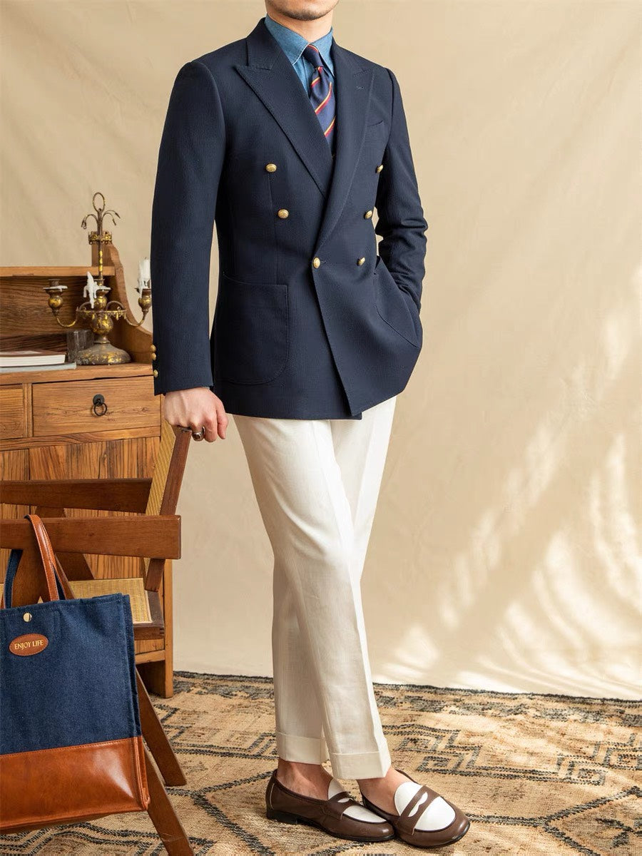 Wrap Blazer with Half Lining